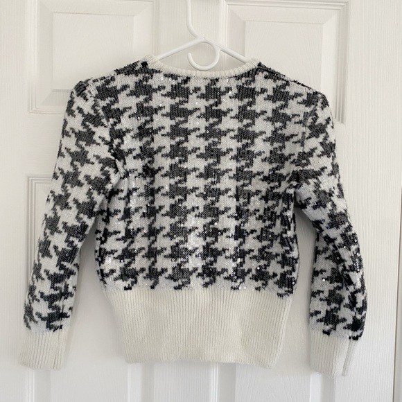Zara Houndstooth Bow Sweater - Picture 3 of 4